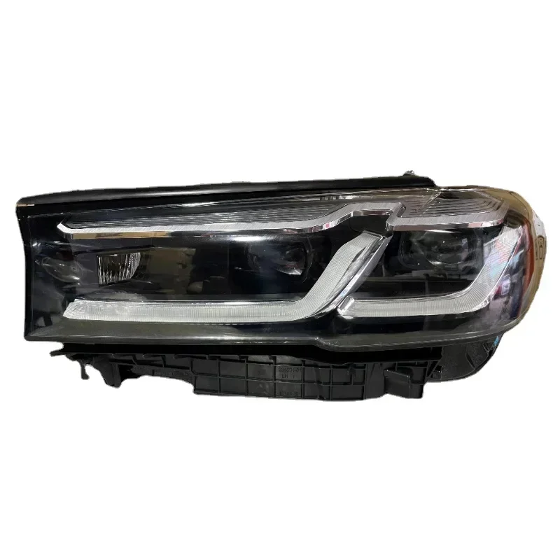 Fit For BMW 5 Series G30 Headlight 2021-2023 BMW G30LCI Headlights 520 525 530 Full LED Headlight Assembly G30 Original Headlamp