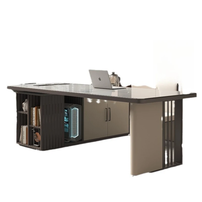 President Reception Office Desks Storage Boss Nordic Italian Office Desks Multifunctional Artificial Board Furniture Стол MHBGZ