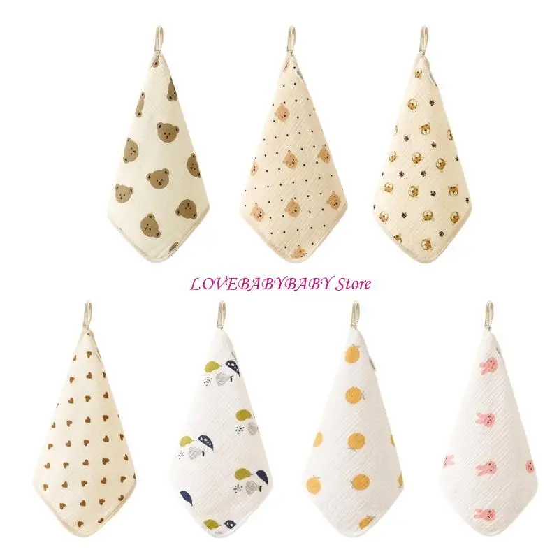 

Multi-Pattern Design Baby Washcloths 4-слойный натуральный хлопок.