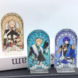 1Pcs Anime Games Honkai: Star Rail Dr. Ratio Aventurine Character Card Desktop Decoration Acrylic Standing Plate Boy's Gifts
