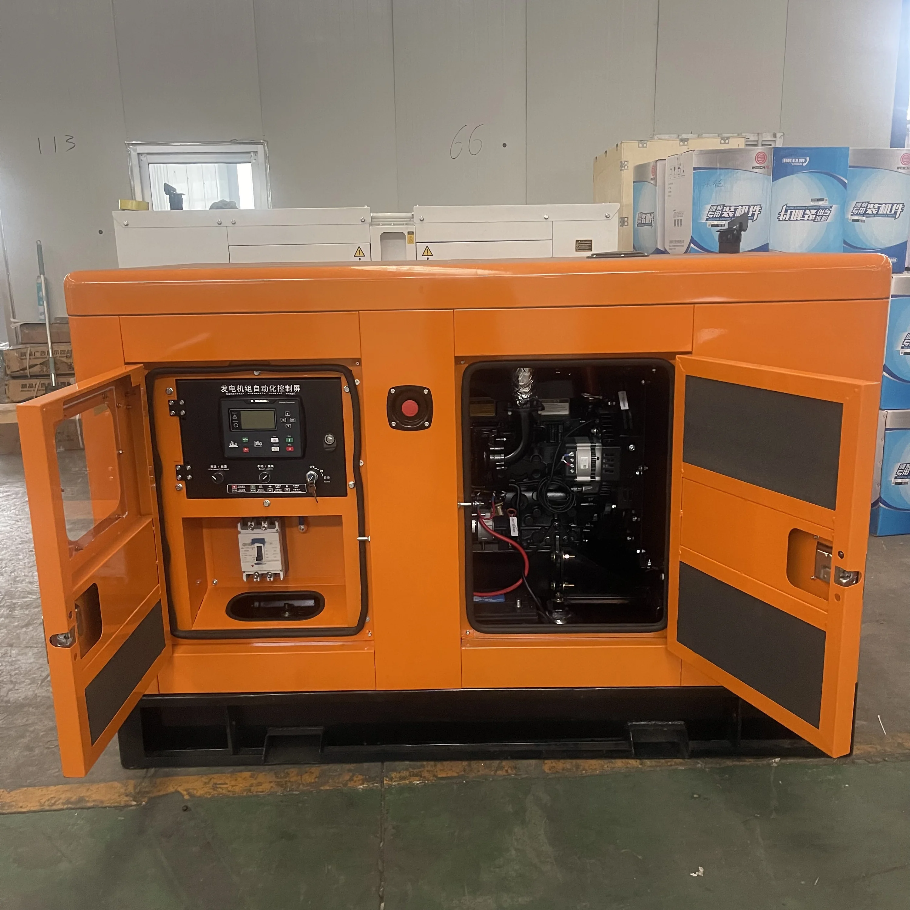 

Customized Portable Generator Sets Diesel Engine Generator Set 15kva 20kva 25kva Three Phases Single Phase Generator for Welding