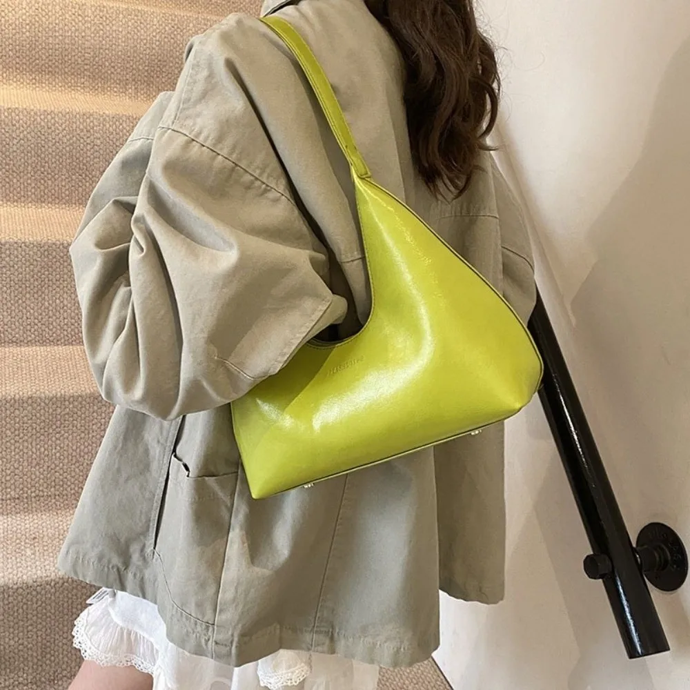 

Luxury Solid Color Women Hobo Bag Large Capacity Purses Underarm Bag Anti-Splash Water Handbag PU Leather Shoulder Bag Gift
