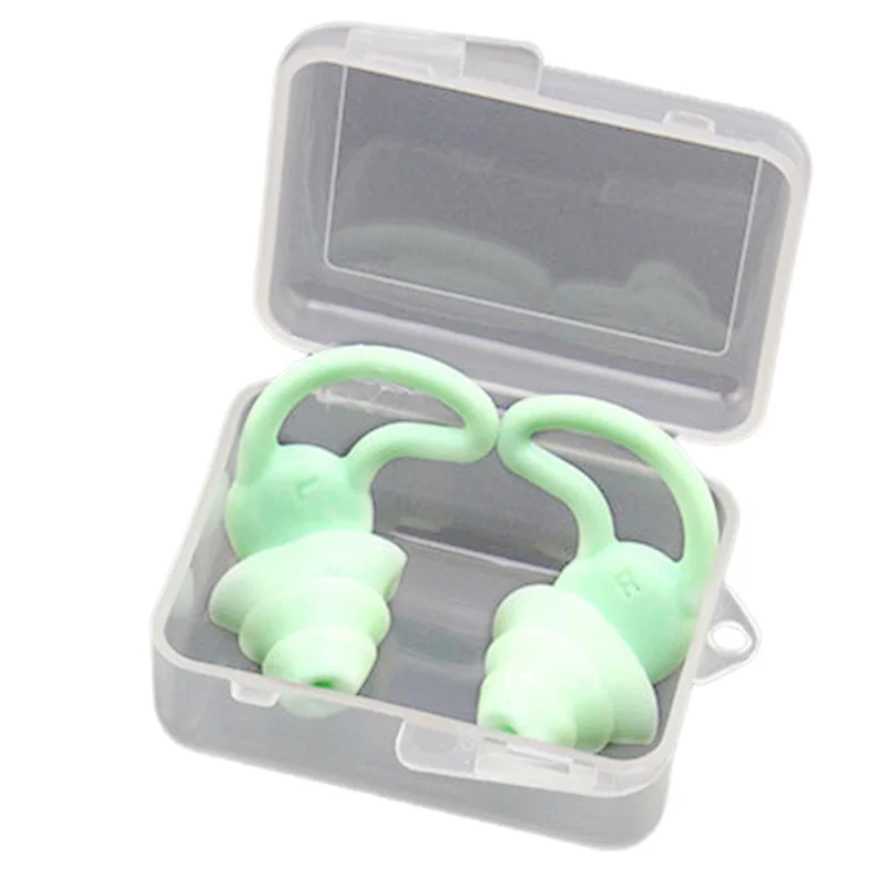 

【Flash Sale】Soundproof Earplugs Three Layer Silicone Earplugs Waterproof Swimming Ear Plugs Sleep Noise Reduction Comfortable