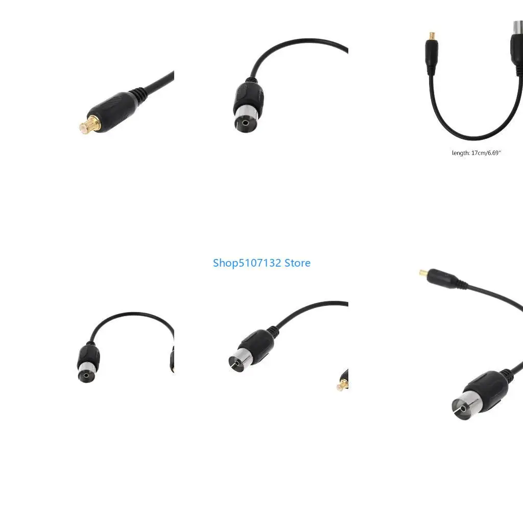 87HD Female IEC to Male MCX Antenna Pigtail Cable Cord Adapter Connector Line for USB Tuner DVB-T 13cm Length