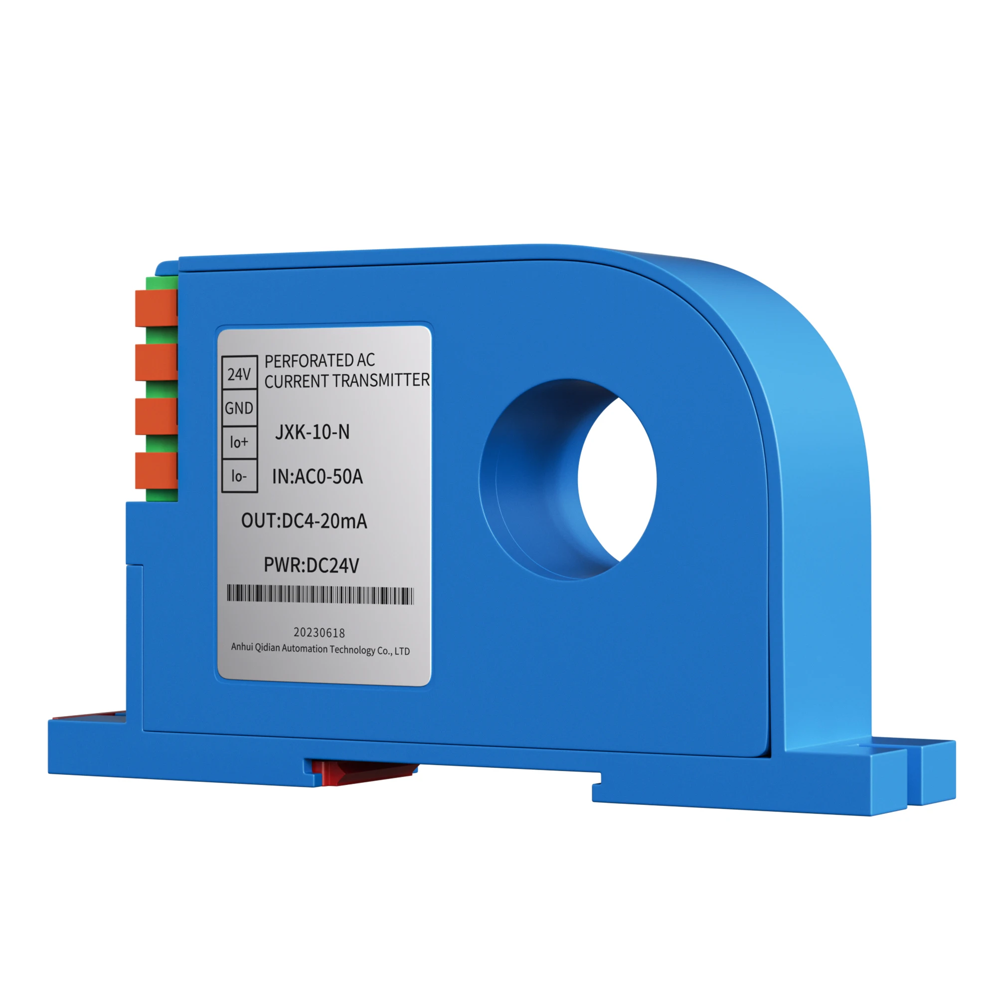 DC Current Transmitter 4-20mA RS485 0-10V Relay AC Current Transducer 0-50A 0-150A 0-250A 20mm/35mm Hall Effect Current Sensor