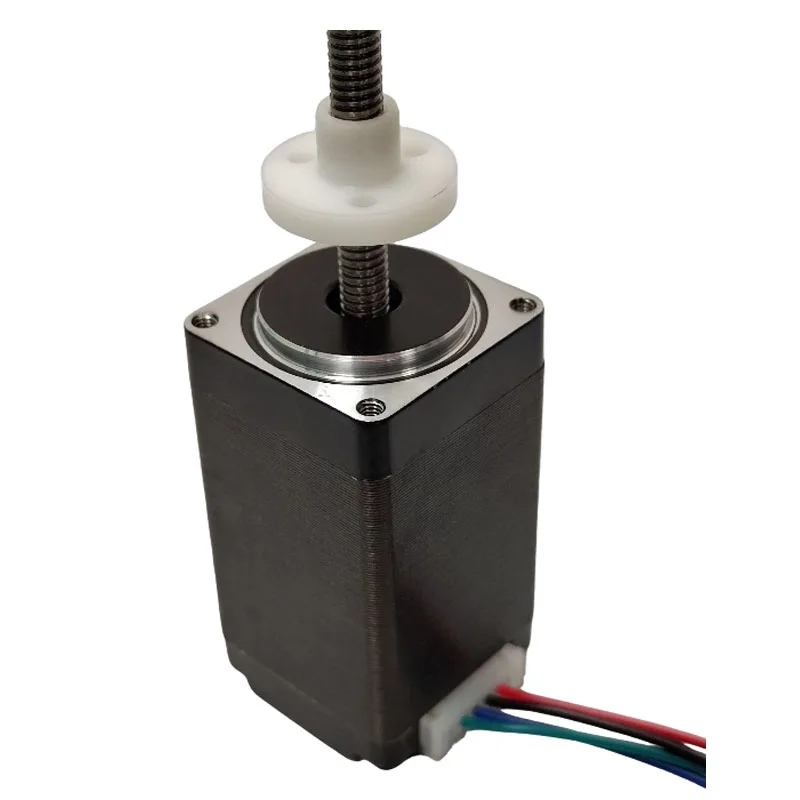 28HZ5006T5C4-250 Nema 11 Stepper Motor Two Phase Threaded Shaft Stepper Motor for Textile DIY Machine