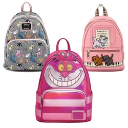 Loungefly Cheshire Cat Mini Backpack Platinum Alice in Wonderland