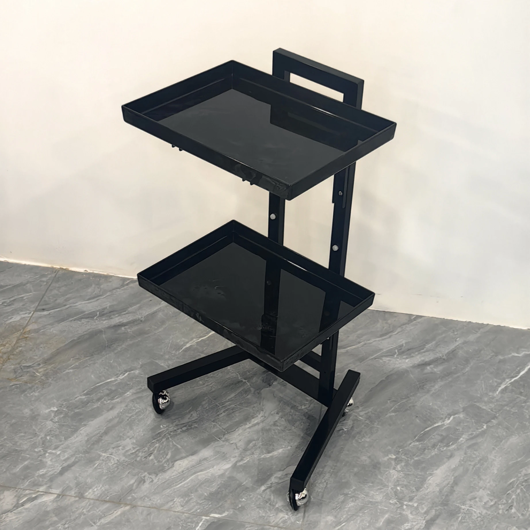 

Fashion barbershop hairstylist special perm and dyeing tools cart hair salon hair salon beauty folding storage trolley