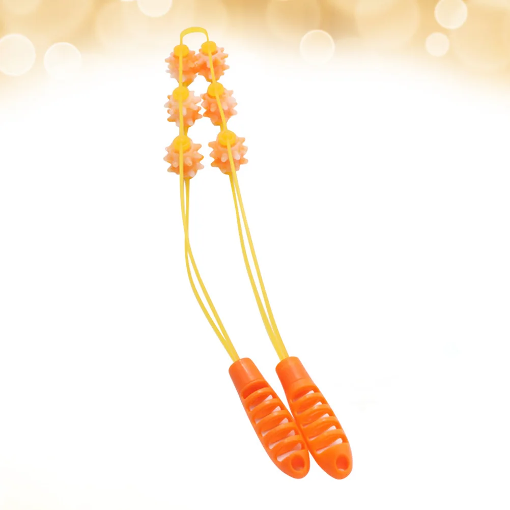 

Back Massager Roller Durable Ball Roller Massager Neck Back Waist Shoulder Stress Reliever Manual Body Massage Tool for Men