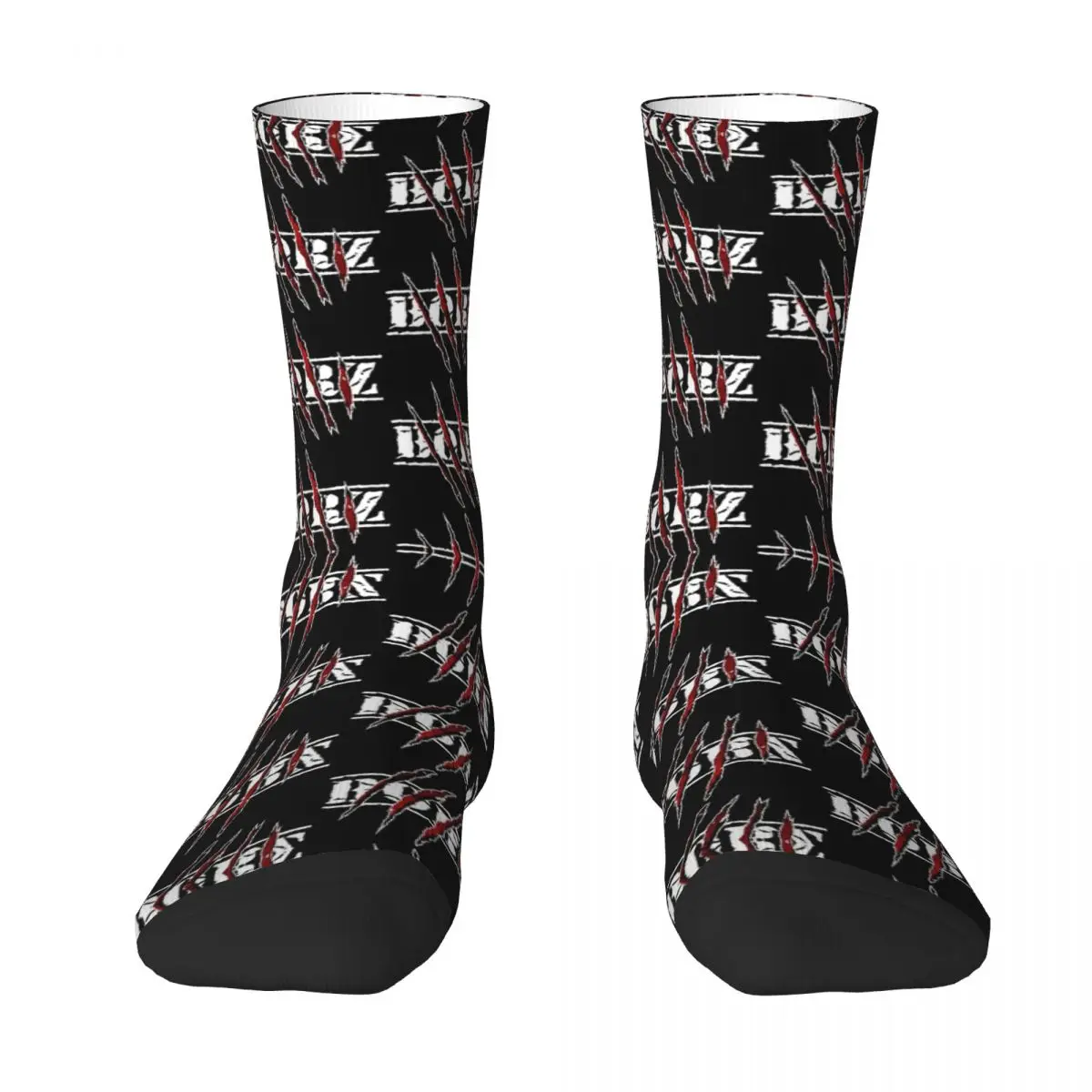 Chechen Borz Chechnya Coat Of Arms Socks Harajuku Sweat Absorbing Stockings All Season Long Socks for Unisex Birthday Present