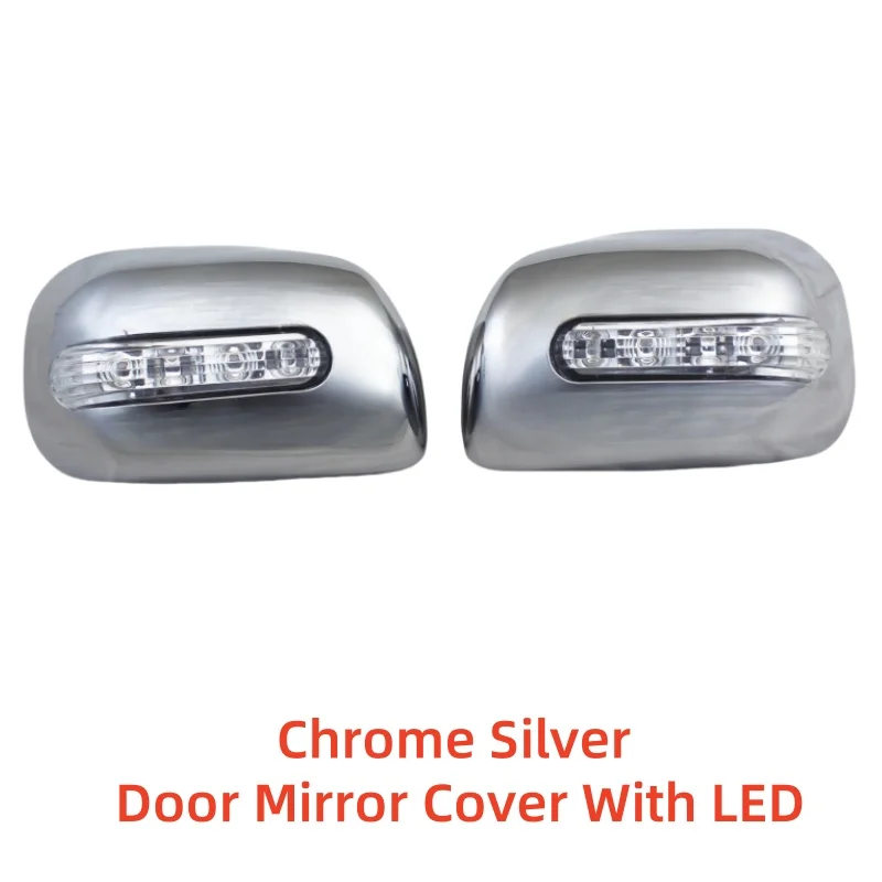 

Car upgrade ABS Chrome Rearview Accessories Plated Trim 2012 2014 2016 2018 For Toyota AVANZA Door Mirror Cover With LED