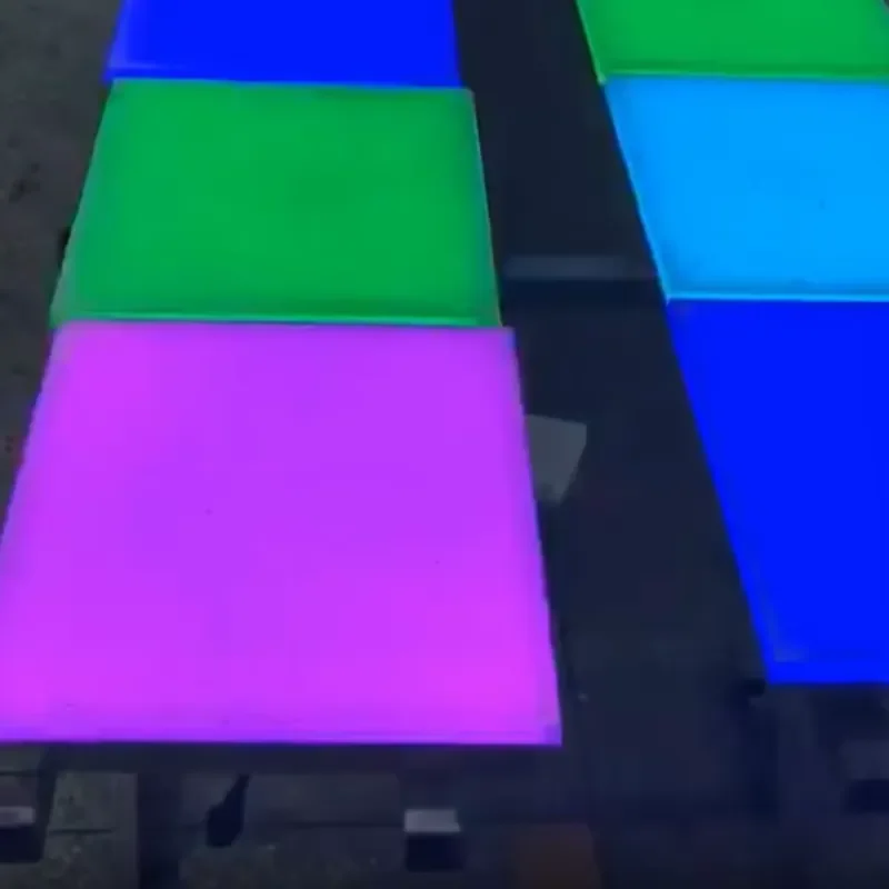 Luminous Tile Lamp Embedded Floor Landscape Lighting Square Triangular Arc Linear Buried Underground Light