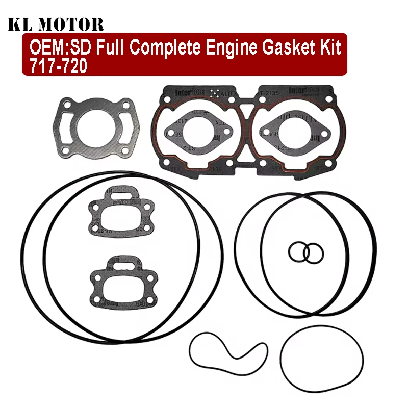 SD Full Complete Engine Gasket Kit 717-720