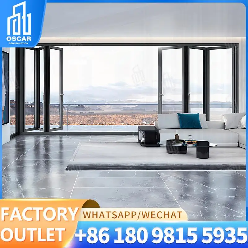 

Customizable High end Accordion Bifold Door for European Commercial Spaces Factory Direct Supply Bifold Door