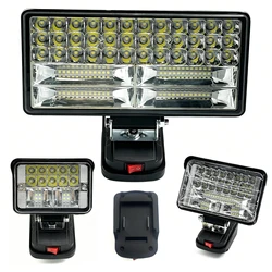 For Makita 18V Li-ion Battery LED Work Light Portable Emergency Flood Lamp 4/6/8 Inch Flashlight Camping Lamp