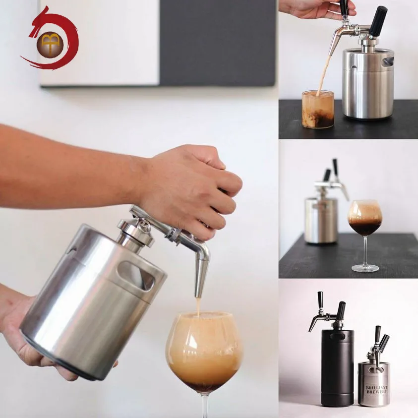 64oz Stainless Steel Nitro Cold Brew Coffee Make Coffee Dispenser Kit