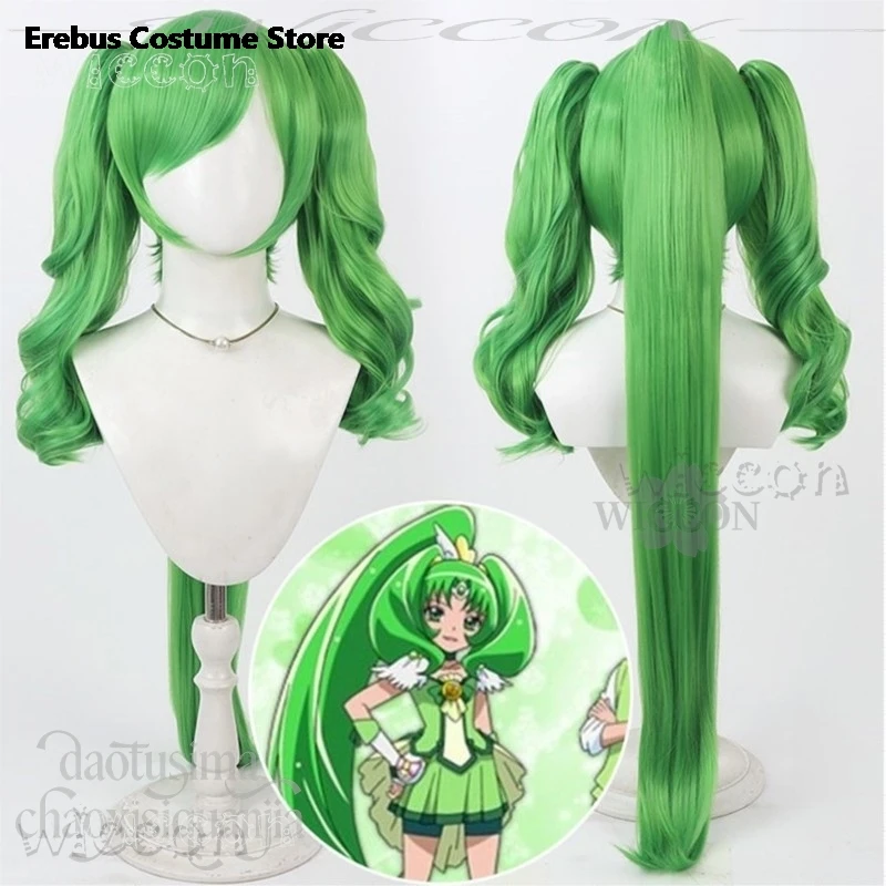 

Anime cosplay déguisement Anime Smile Pretty Cos Cure Cosplay Midorikawa Nao Cure March Kawaii Green Twin Ponytails