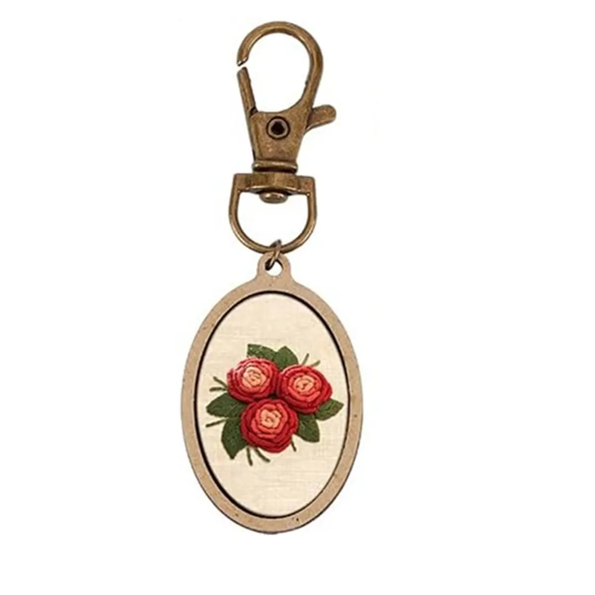 

12 комплектов мини-деревянных пялец для вышивания, брелок, деревянные овальные пяльцы для вышивания с брелком для крючков для вышивания сережек [2026 MOCC]