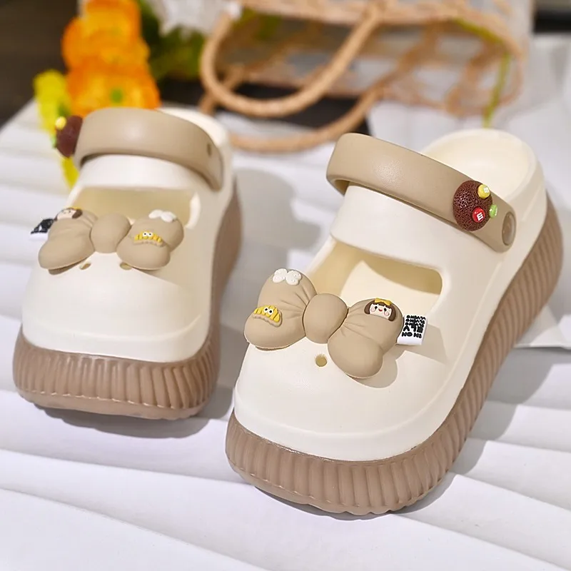 2024 Summer Women Sandals Extra-Thick Soled Women Slippers Outdoor Beach Slides Fashion Casual Grils Summer Slippers