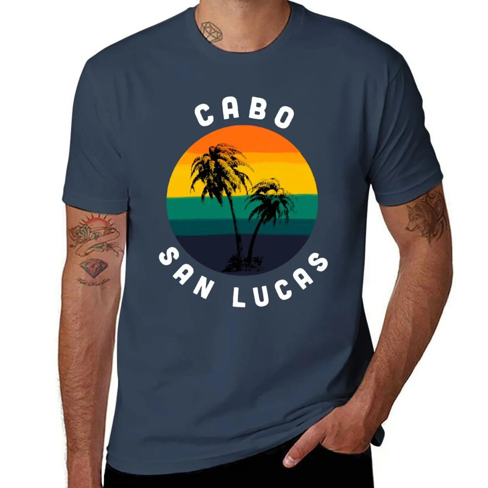 

San Souvenir Cabo Trip Mexico Vacation Family Group Lucas T-Shirt Casual Basic Street Style T-Shirt