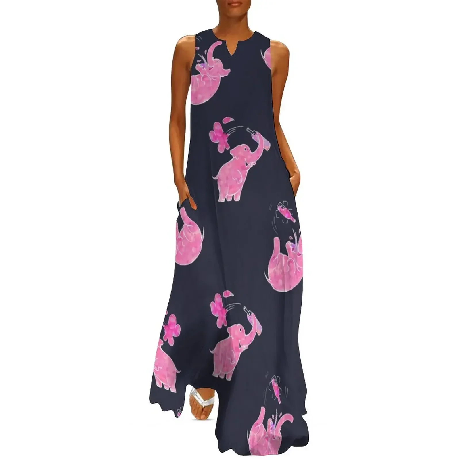 

pink elephant Long Dress evening dress women dresses for women 2025 Casual dresses luxury woman party dress