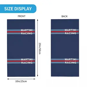 Unisex Martini Racing Stripe Bandana, Gamper Hals, bedruckte Maske, Cachecol, Windschutz, Bandana, Radfahren, Spaziergänge, Angeln, kein Hintergrund 6 Hauptverkäufe Tritio Watch - №6