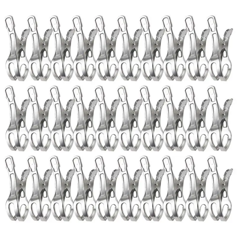 Pool Covering Clips Pool Clamps Tent Clips Pool Clips 30 Pcs Tarp Clamps Awning Cover Fasteners Stainless Steel Cover Clamps