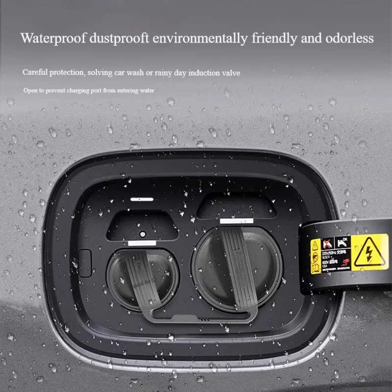 For Li AutoL6/L7/L8/L9 Charging port waterproof protective cover one-piece dustproof silicone protective sleeve supplies