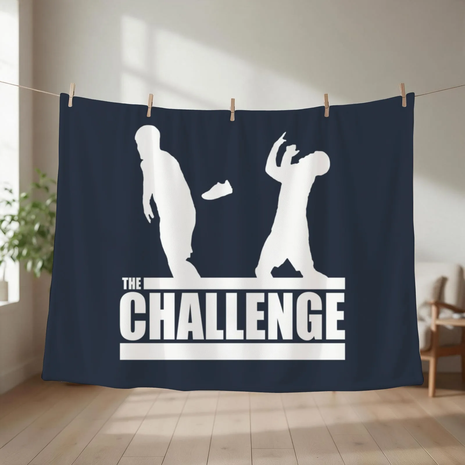 The Challenge MTV - CT Throws a Shoe Wes Throw Blanket couch cozy soft plush fuzzy picnic outdoor blanket