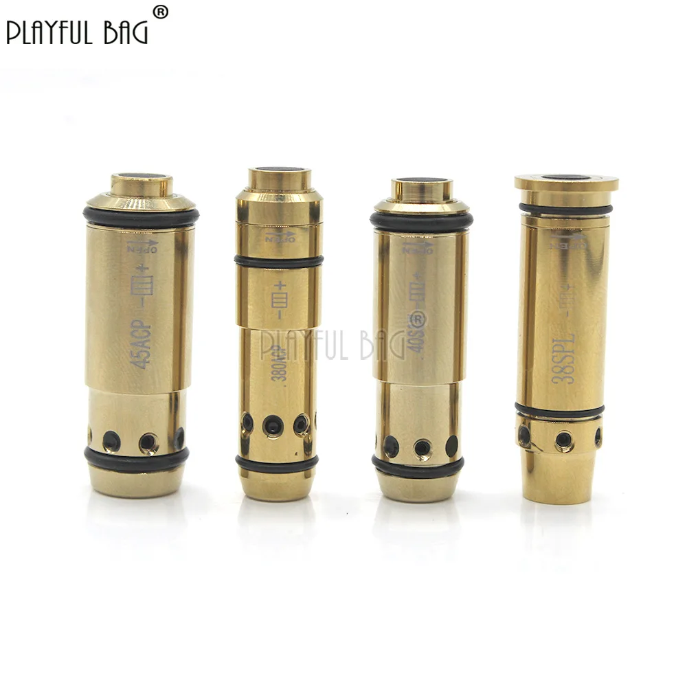 .38SPL.380ACP.40S&W.45ACP Trockenfeuer-Laser-Trainingspatrone Snap Cap Bore Sight für Schießübungen QG424S – Detail 2
