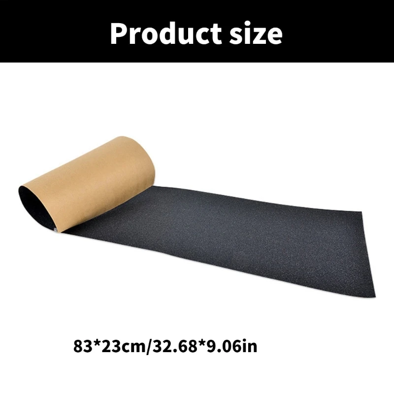 Nonslip Longboards Skateboard Grip Tape Sheet Scooter Grip Tape High Strength Sandpaper for Skateboards Scooters