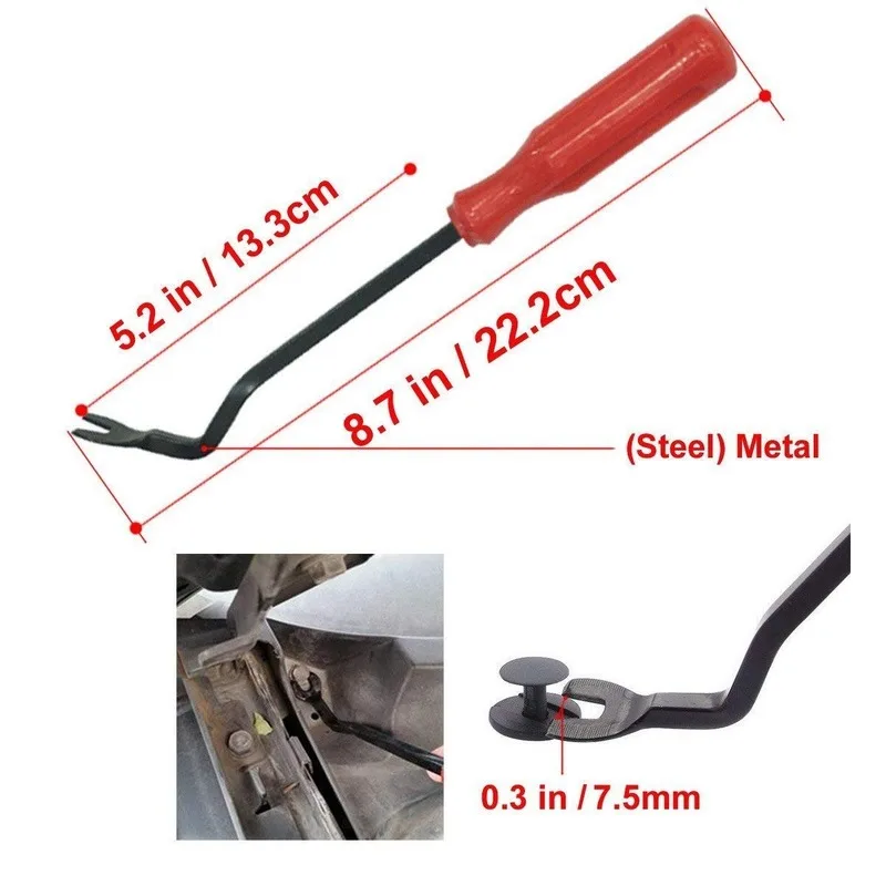 Car Headlight Repair Installation Tool Trim Clip Removal Pliers Van Door Panel Fascia Dash Upholstery Remover Tool