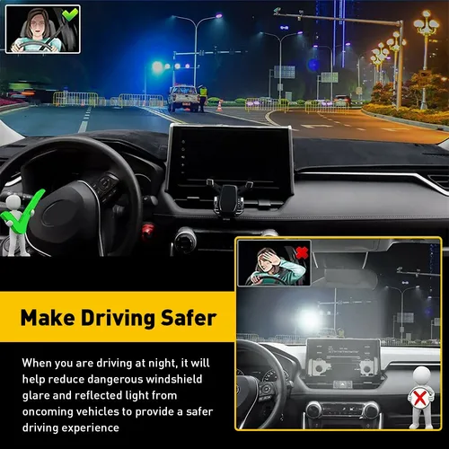 Imagen 2 del producto Para Dodge Ram 1500 2500 3500 2002 2003 2004 2005 2006 2007 2008 accesorios de coche tablero evitar almohadilla de luz cubierta de tablero alfombras