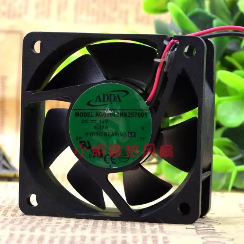 

New Cooler Fan for ADDA AG06012HX257001 6025 6CM DC 12V 0.32A Chassis Cooling Fan 60*60*25MM