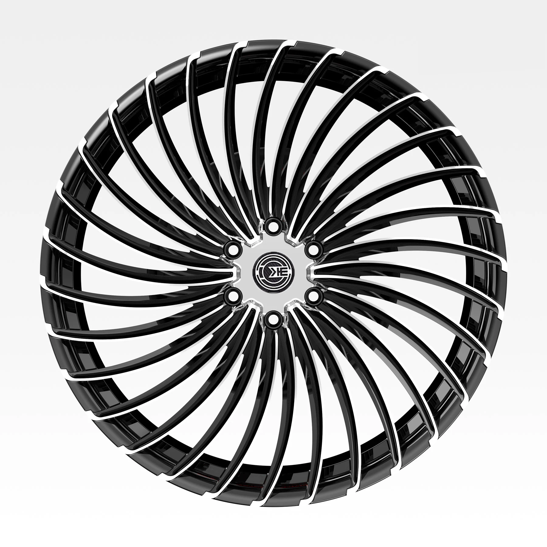 مزورة المتطرفة طبق عميق مقعر T6061 سبيكة عجلات محور 18 19 20 21 22 23 24 بوصة 5X112 5X108 5X114.3 5X120 عجلات بيع