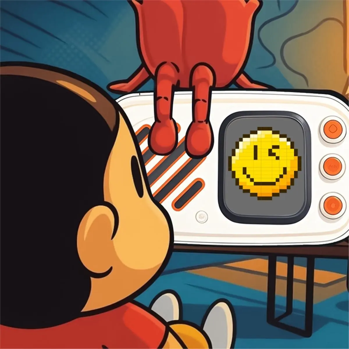 ai-chat-robot-retro-speaker-chatbot-20-inch-display-esp32-s3-ai-voice-chat-robot-doubao-xiaozhi-ai-speaker-black