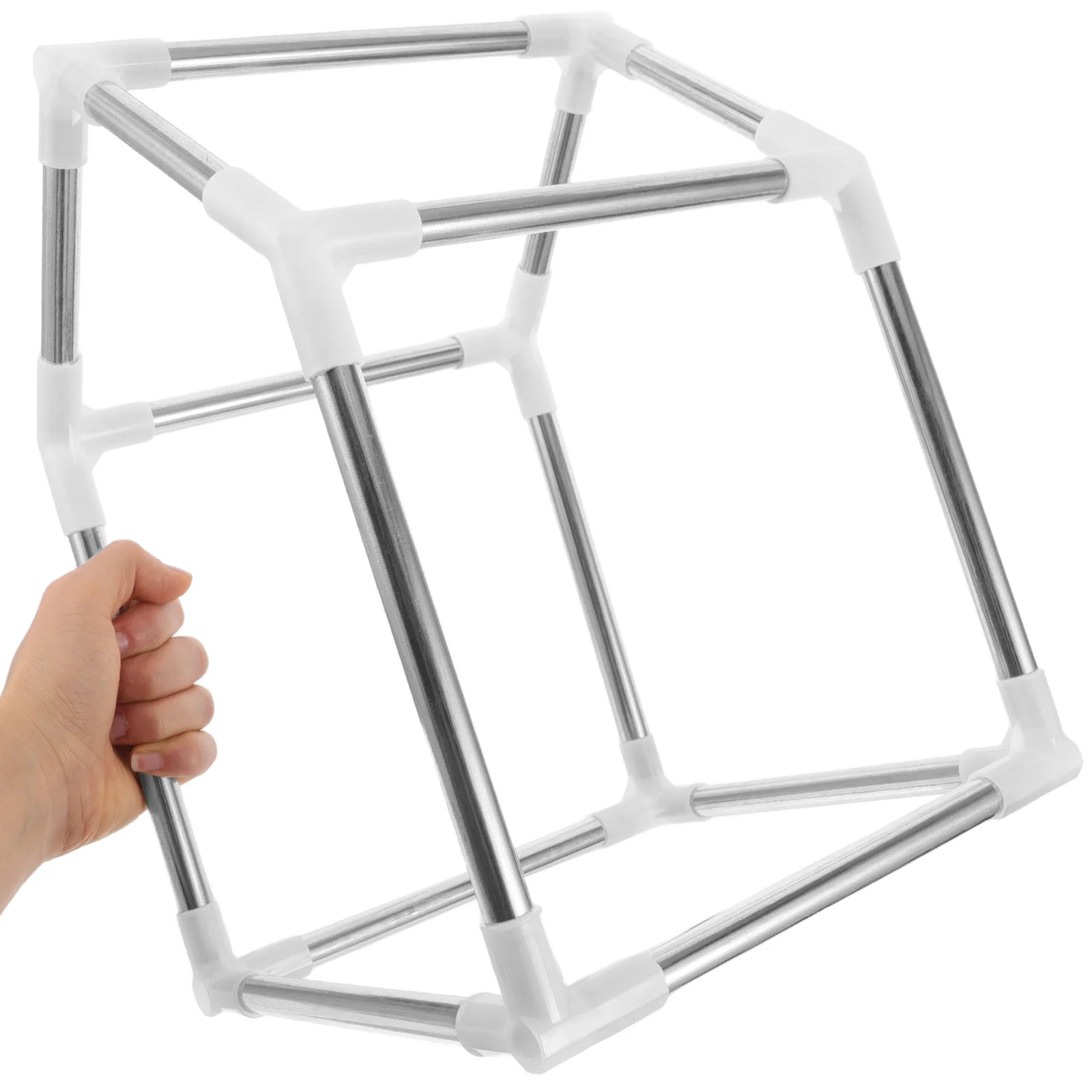 Metal Frame Kids Tent DIY Playhouse Mini House Assembly Kit for Indoor Outdoor Pet and Child Use DIY Play Tent Frame