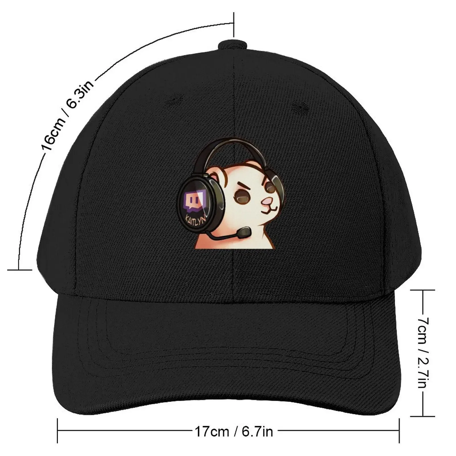 Gamer Ferret Cap Baseball Cap Hat Beach custom Hat Uv Protection Solar Hat Men Women's