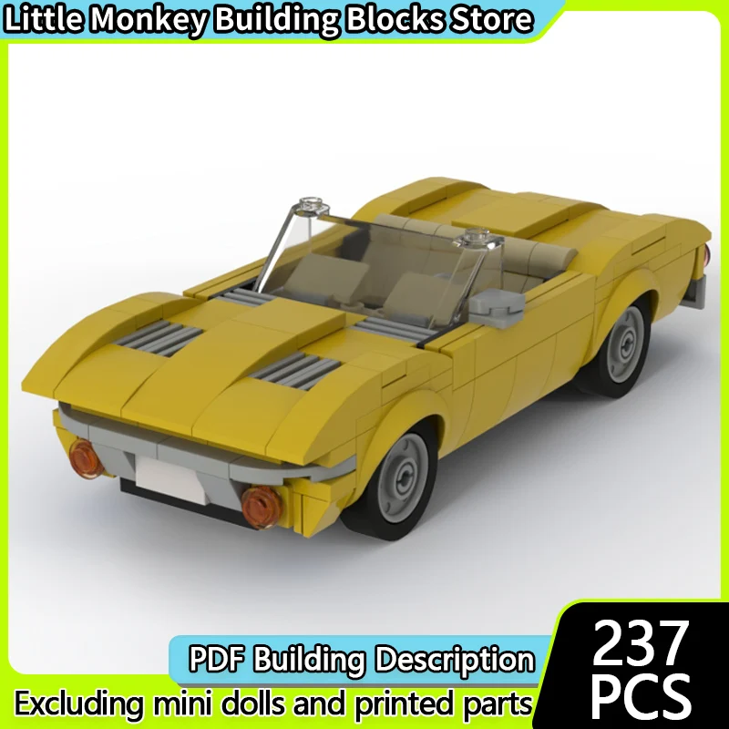 

Speed Racing Car Model MOC Building Bricks Classic City Sedan Modular Technology Children Holiday Gifts Assemble Toys Suit