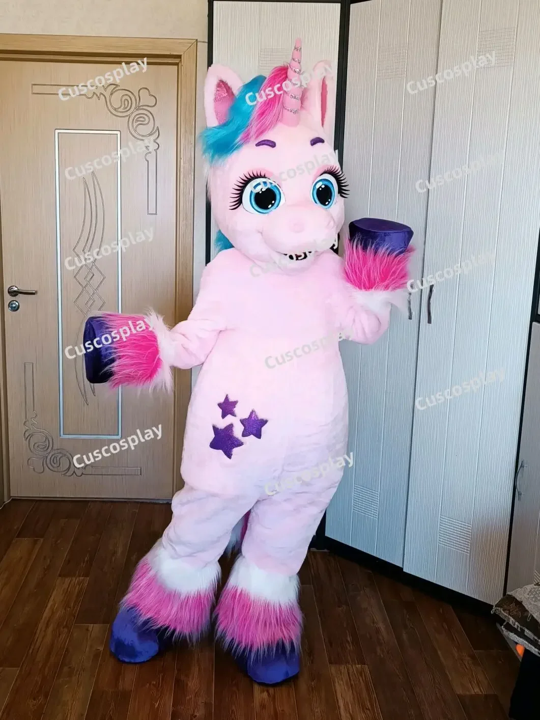 

Christmas Unicorn Mascot Costume Horse Mascot Costume Parade Quality Clowns Birthdays for Adult Animal Christmas Party Costumes