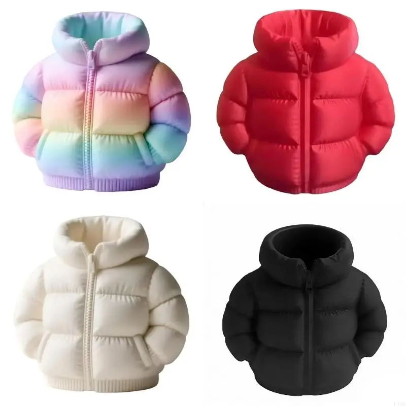 

3D Printed Textured Coat Writing Tool Stand Abstract Art Design Desktop Pen Holder For Office School Items F19E