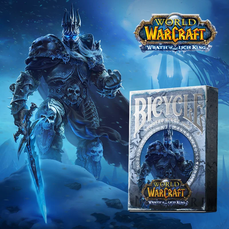 World of Warcraft Cards Lich King Poker Tribes and Alliances Anime Game Funny Party Collectible Card Toys Gifts