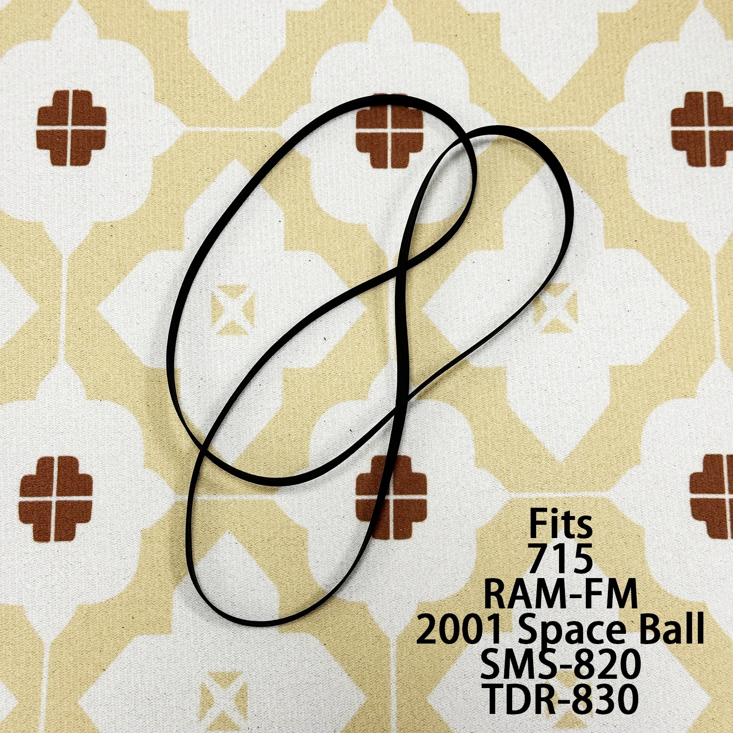 Flat Drive Belt Fits WELTRON 715 RAM-FM 2001 Space Ball Marantz SUPERSCOPE SMS-820 TDR-830 Turntable Platter Belt Repair