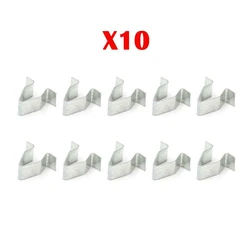 10pcs Metal Trim Panel Clips Seat 16mm Boot Tailgate Interior Lining 4A0867276B 3B9867289 For Skoda For Passat Car Accessory