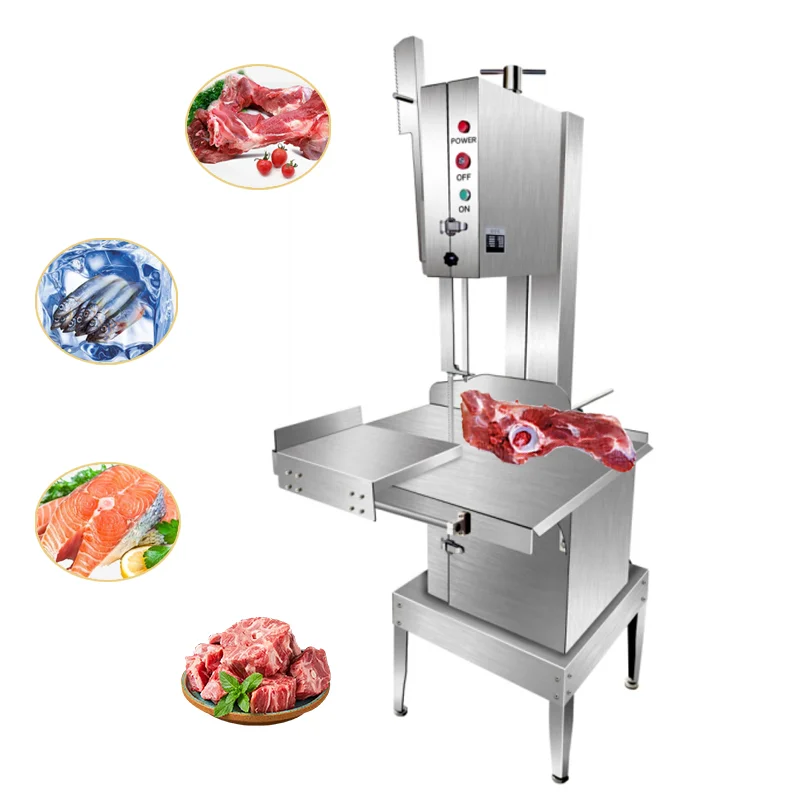 

Easily Operating Professional Stainless Steel Bone Band Saw Cutting Machine Cows Bone Saw Frozen Meat