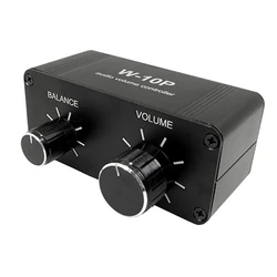3.5 Mm RCA Portable Volume Controller Pre Amplifier W-10P Stereo Dual Channel Stereo Audio Mini Balance Music Home Sound Durable