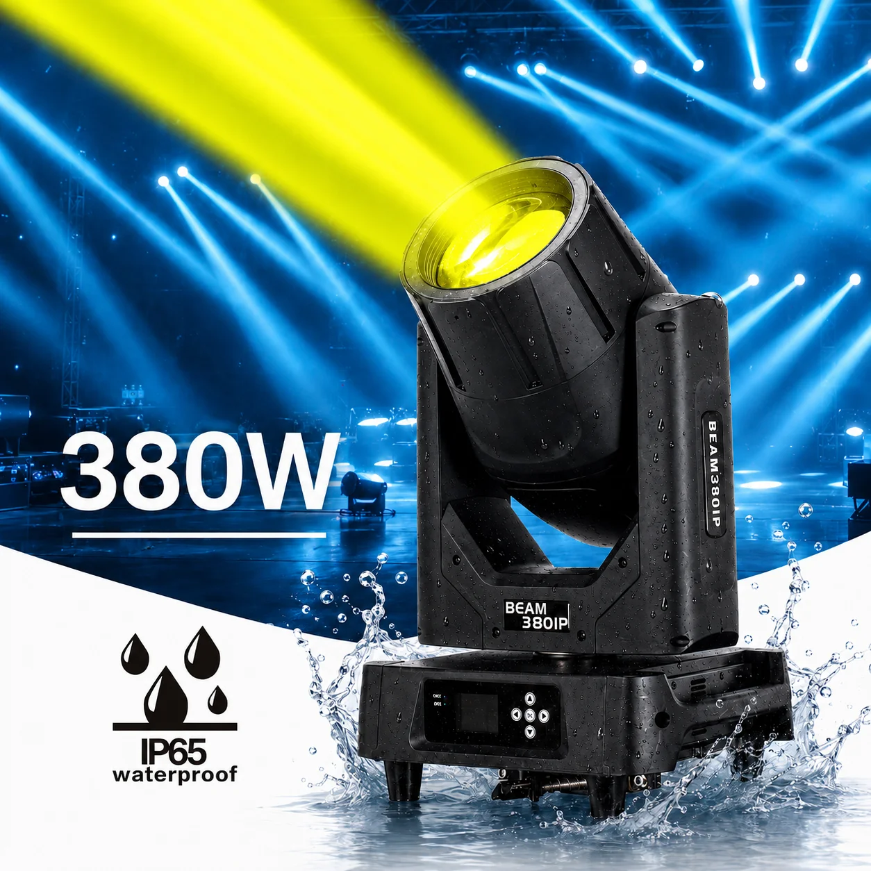 NewFeel Professional Stage Lights IP65 380W Beam Moving Head Sharpy Beam Stage Light
