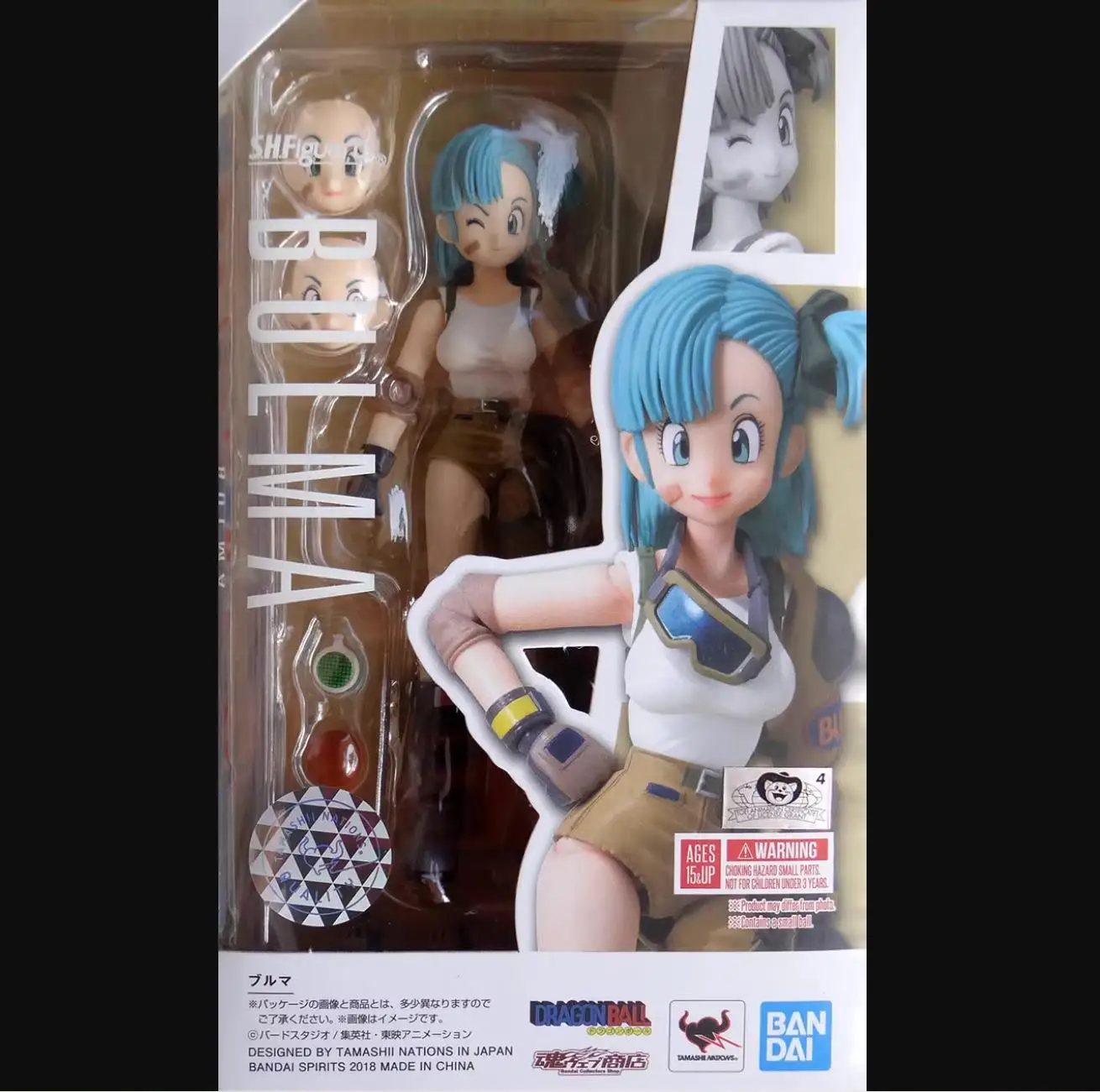 

In Stock Original Dragon Ball SHF Sh Figuarts Bulma Action Figure Model Toys Pvc Anime Figura Goku Friend Shf Gift