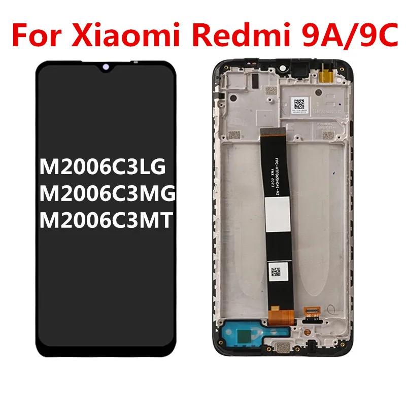 TesT Original For Xiaomi Redmi 9A 9C Display LCD Touch Screen Digitizer For Redmi 9 LCD Replacement Phone Parts Assembly