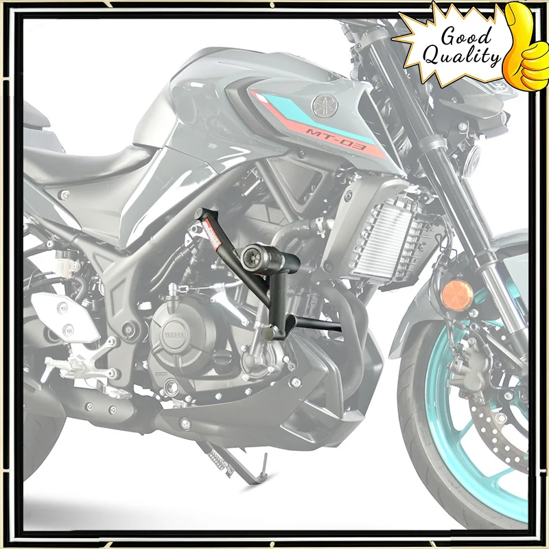 Boa qualidade para pára-choques yamaha mt03, pára-choques competitivos, bola anti-queda, acessórios de modificação de haste anti-queda de escape